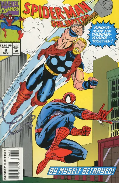 Обложка книги Spider-Man Unlimited №6: By Myself Betrayed!, Tom DeFalco
