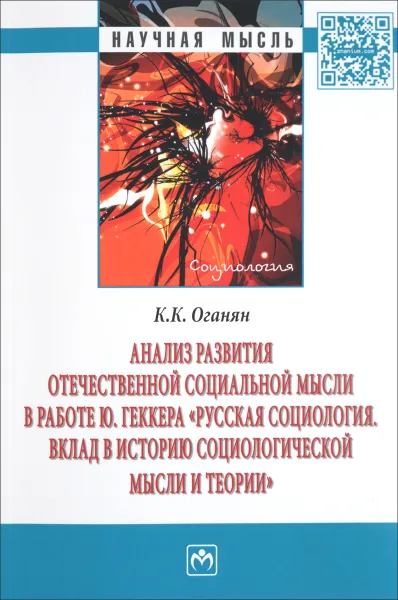 Обложка книги Анализ развития отечественной социальной мысли в работе Ю. Геккера 