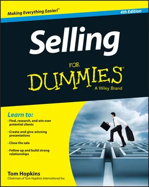 Обложка книги Selling For Dummies, Tom Hopkins