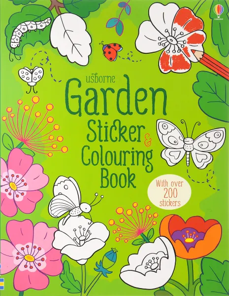 Обложка книги Garden: Sticker Coloring Book, Felicity Brooks