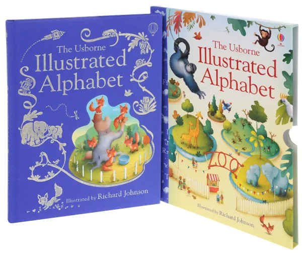 Обложка книги The Usborne Illustrated Alphabet, Felicity Brooks