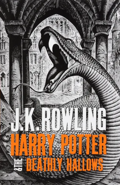 Обложка книги Harry Potter and the Deathly Hallows, J.K. Rowling