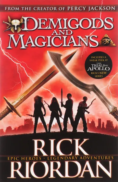 Обложка книги Demigods and Magicians, Риордан Рик