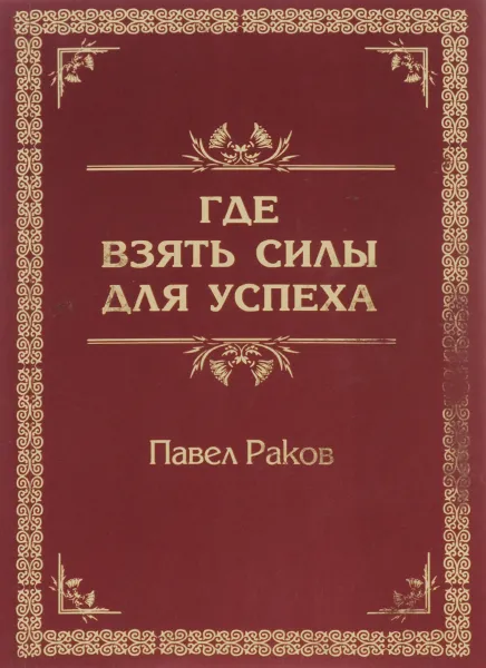 Обложка книги Где взять силы для успеха, Раков Павел Александрович