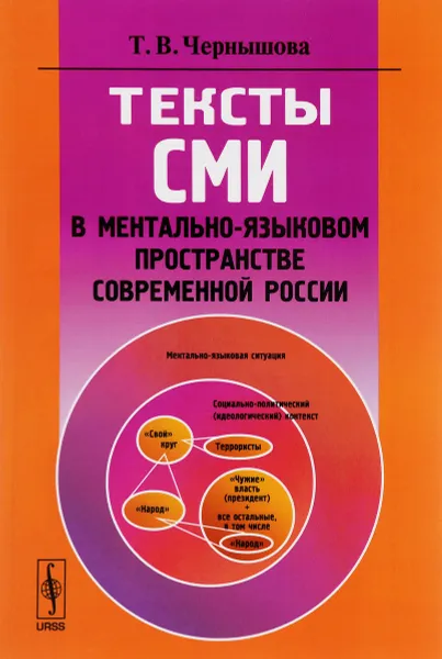 Обложка книги Тексты СМИ в ментально-языковом пространстве современной России, Т. В. Чернышова