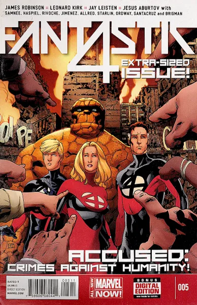 Обложка книги Fantastic 4. Extra-sized issue, Robinson J.