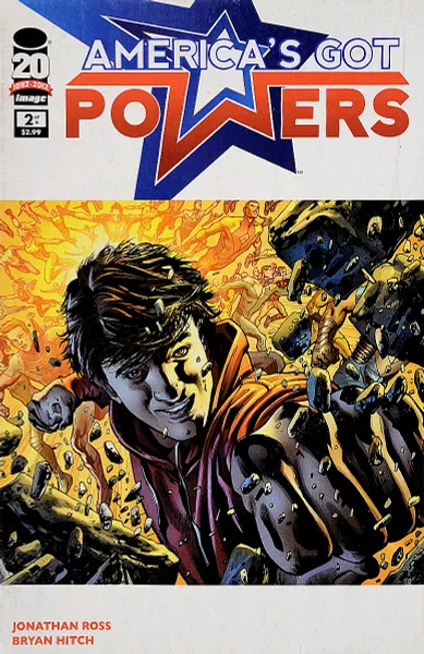 Обложка книги Americas Got Powers: №2, May 2012, Jonathan Ross, Bryan Hitch