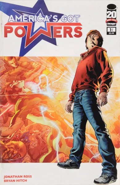 Обложка книги America's Got Powers #1, Jonathan Ross