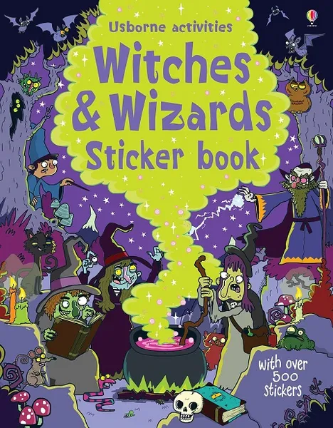 Обложка книги Witches & wizards sticker book, Robson Kirsteen