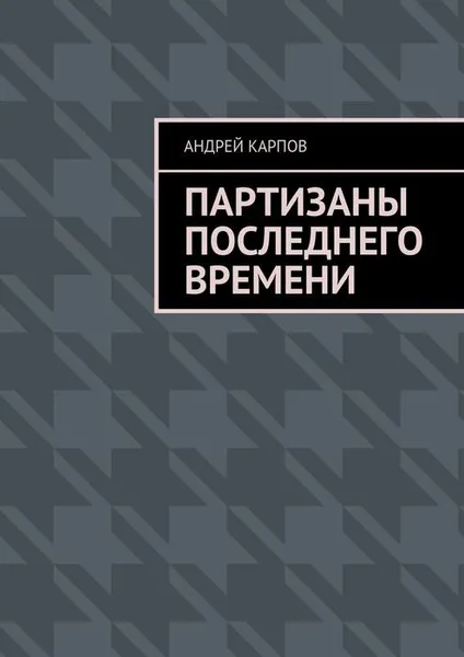 Обложка книги Партизаны последнего времени, Карпов Андрей