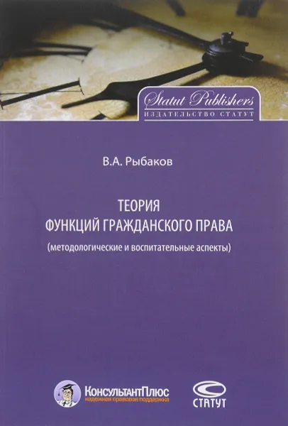 Обложка книги Теория функций гражданского права, В. А. Рыбаков