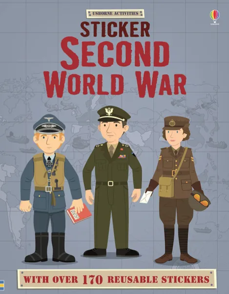 Обложка книги Sticker Second World War, Lisa Jane Gillespie