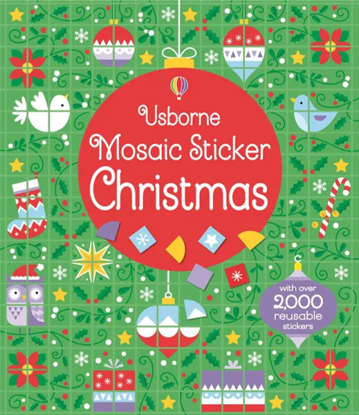 Обложка книги Mosaic sticker Christmas, Kirsteen Robson