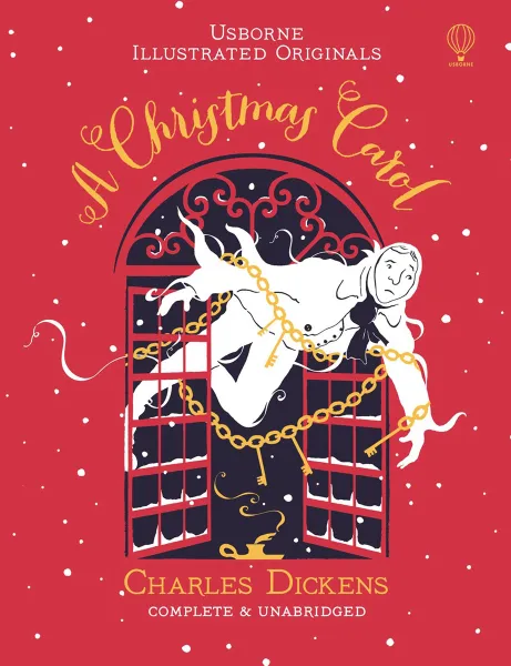 Обложка книги A Christmas Carol, Диккенс Чарльз Джон Хаффем