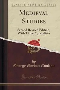 Обложка книги Medieval Studies, George Gordon Coulton