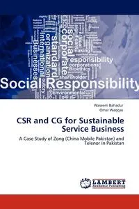 Обложка книги CSR and CG for Sustainable Service Business, Waseem Bahadur