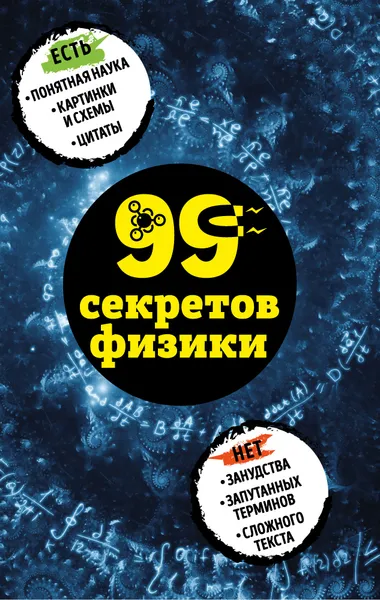 Обложка книги 99 секретов физики, Черепенчук Валерия