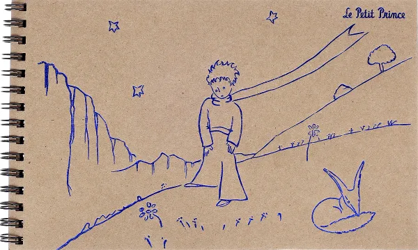 Обложка книги Le Petit Prince / Маленький принц. Альбом для зарисовок, 