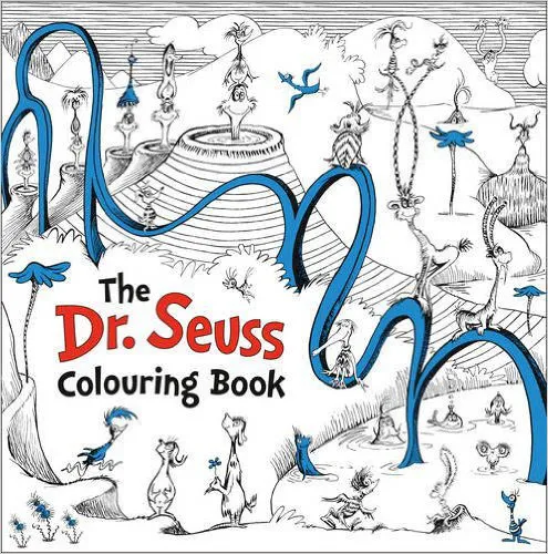 Обложка книги The Dr. Seuss Colouring Book, Dr. Seuss