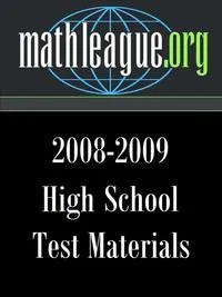 Обложка книги High School Test Materials 2008-2009, Tim Sanders