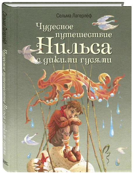 Обложка книги Чудесное путешествие Нильса с дикими гусями, Сельма Лагерлёф
