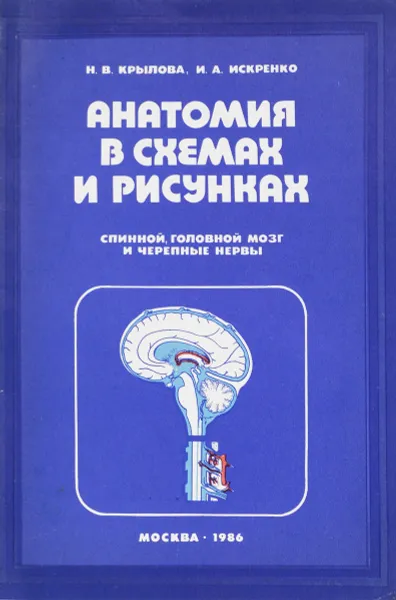 Обложка книги Анатомия в схемах и рисунках, Н.В.Крылова, И.А.Искренко