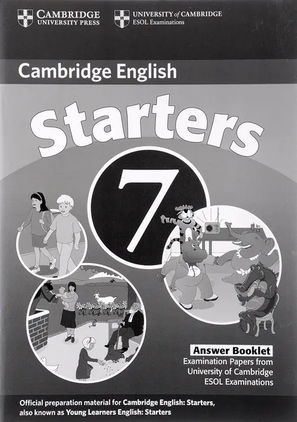 Обложка книги Cambridge Starters 7: Answer Booklet, 