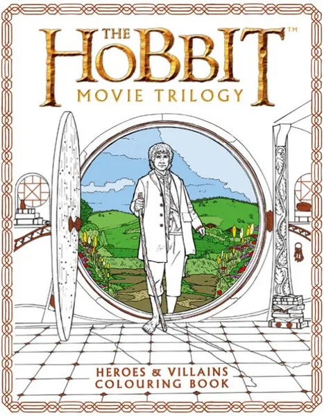 Обложка книги The Hobbit Movie Trilogy Colouring Book, Толкин Джон Рональд Ройл