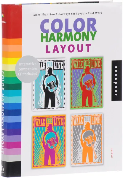 Обложка книги Color Harmony: Layout: More than 800 Colorways for Layouts That Work (+ CD), Terry Marks