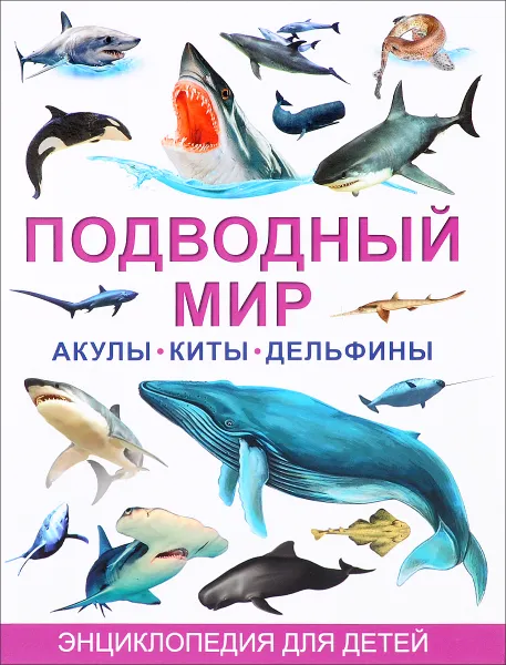 Обложка книги Подводный мир. Акулы, киты, дельфины. Энциклопедия для детей, С. В. Рублев