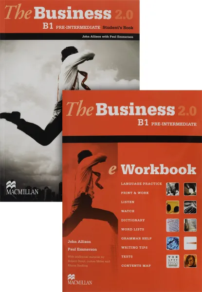 Обложка книги The Business 2.0 B1: Student's Book / eWorkbook: Pre-Intermediate Level (комплект из 2 книг + DVD-ROM), John Allison, Paul Emmerson