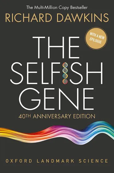 Обложка книги The Selfish Gene: 40th Anniversary edition, Докинз Ричард