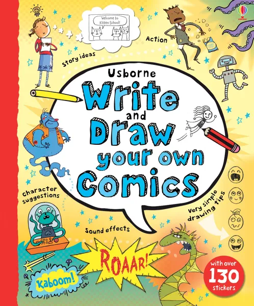 Обложка книги Write and Draw your own Comics, Louie Stowell