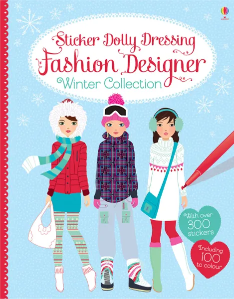 Обложка книги Sticker Dolly Dressing Fashion Designer Winter Collection, Fiona Watt