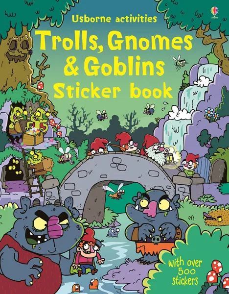 Обложка книги Trolls, Gnomes & Goblins Sticker book, Kirsteen Robson
