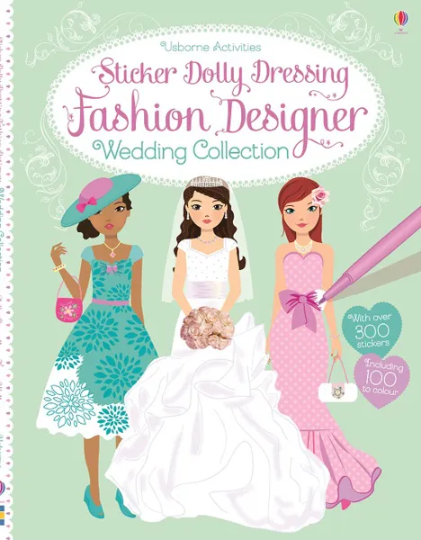 Обложка книги Sticker Dolly Dressing Fashion Designer Wedding Collection, Fiona Watt