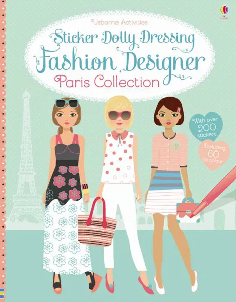 Обложка книги Sticker Dolly Dressing Fashion Designer Paris Collection, Watt, Fiona