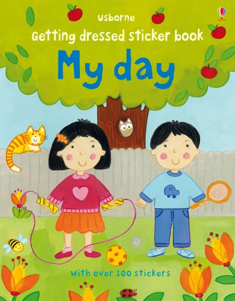 Обложка книги Getting Dressed: Sticker Book: My Day, Брукс Фелисити