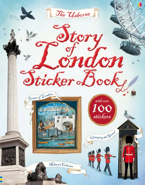 Обложка книги Story of London Sticker Book, Rob Lloyd Jones