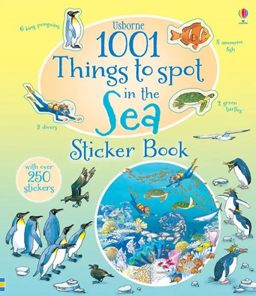 Обложка книги 1001 Things to Spot in the Sea Sticker Book, Teri Gower