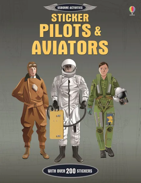 Обложка книги Sticker Pilots and Aviators, Jerome Martin