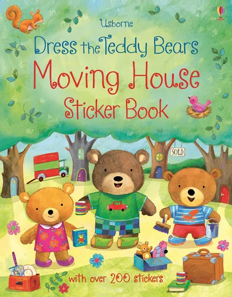 Обложка книги Dress the Teddy Bears: Moving House: Sticker Book, Брукс Фелисити