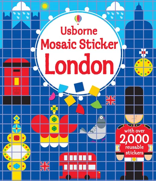 Обложка книги Mosaic Sticker London, Kirsteen Robson