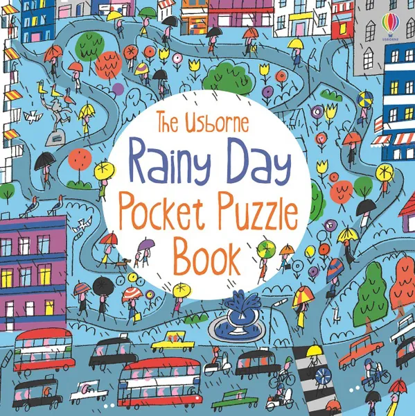 Обложка книги Rainy Day Pocket Puzzle Book, Simon Tudhope