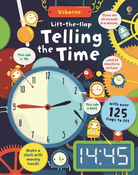 Обложка книги Lift-the-Flap Telling the Time, Rosie Hore