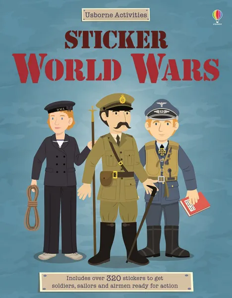 Обложка книги Sticker The World Wars, Lisa Jane Gillespie, Struan Reid