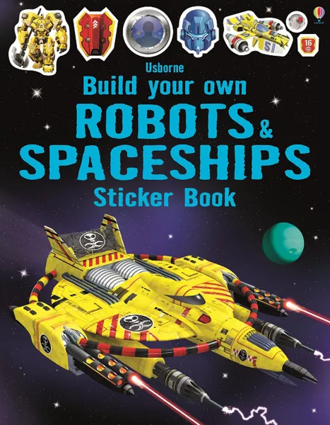 Обложка книги Build Your Own Robots and Spaceships Sticker Book, Tudhope Simon