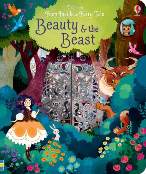 Обложка книги Peep Inside a Fairy Tale Beauty and the Beast, Милборн Анна