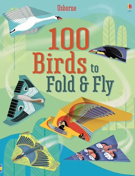 Обложка книги 100 Birds to fold and fly, Emily Bone