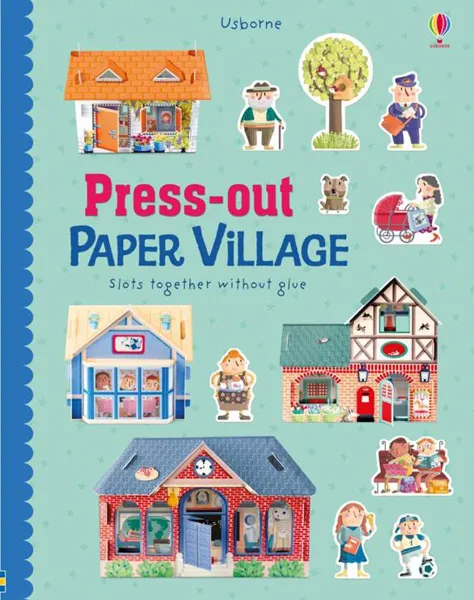 Обложка книги Press-out Paper Village, Watt, Fiona